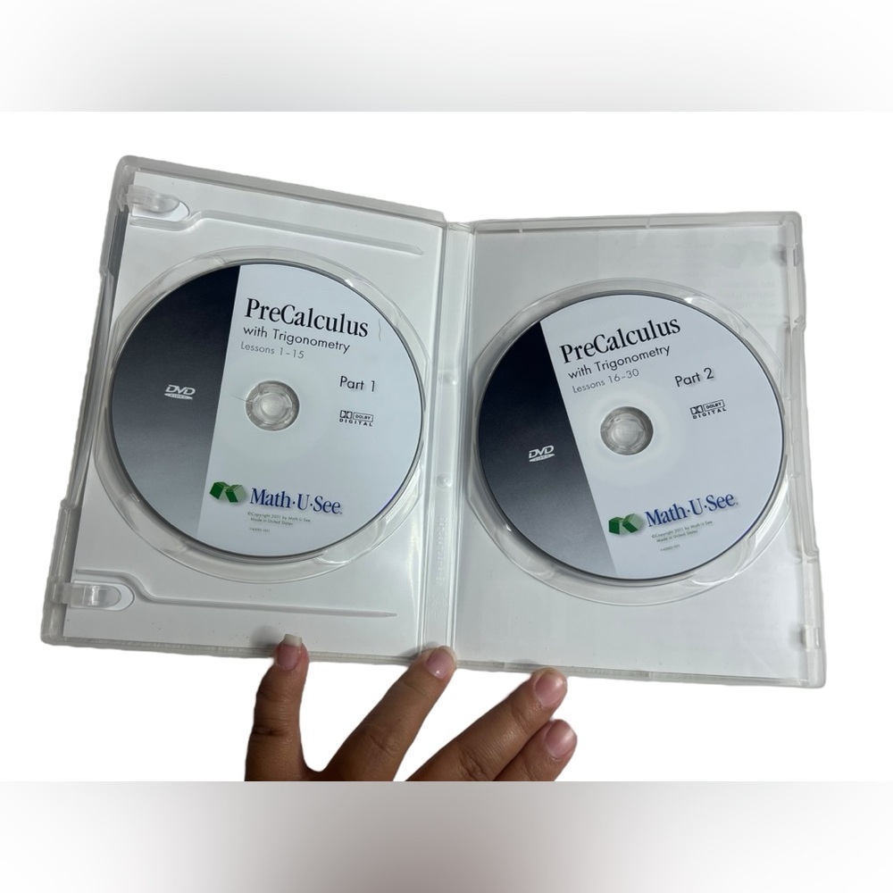 Pre-Calculus with Trigonometry by Math-U-See DVD 2009 30 Lessons Like New - Picture 5 of 8